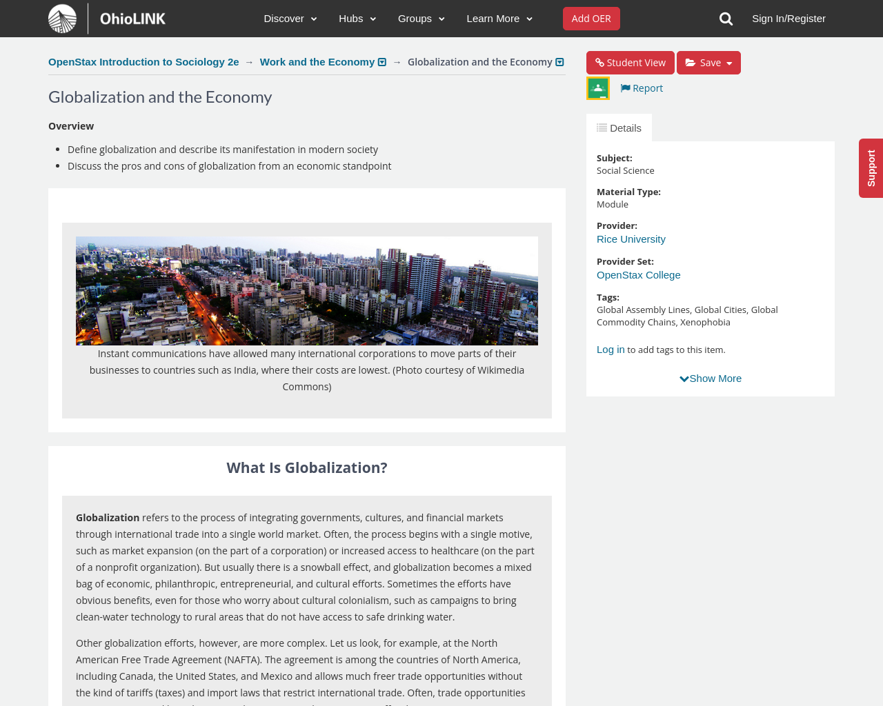 Openstax introduction to sociology 2e work and the economy