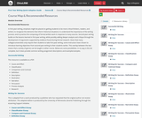 First Year Writing Course Content, Genres, Genres: Course Map & Recommended Resources