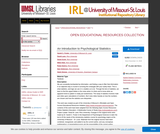 An Introduction to Psychological Statistics