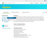 College Algebra College Algebra