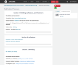 Manufacturing Processes Course Content, Fabrication Processes, Fabrication Processes