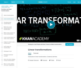 Linear transformations