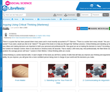Arguing Using Critical Thinking Arguing Using Critical Thinking