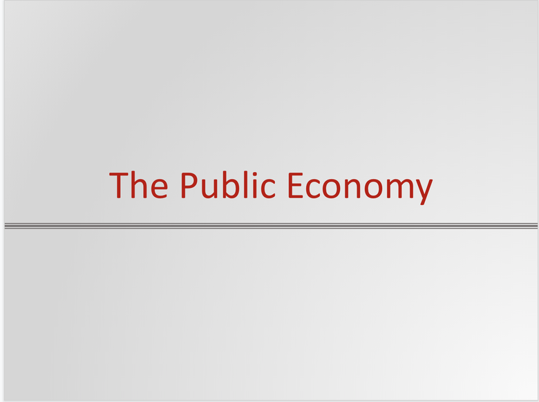 Public Finance and Public Choice