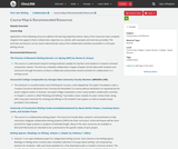 First Year Writing Course Content, Collaboration, Collaboration: Course Map & Recommended Resources