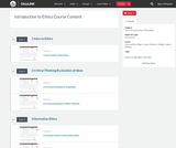 Introduction to Ethics Course Content