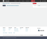 Biology I Course Content, Cell Communication Introduction