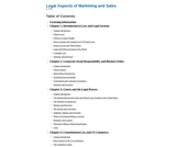 Legal Aspects of Marketing and Sales
