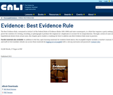 Evidence: Best Evidence Rule