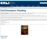 Civil Procedure: Pleading