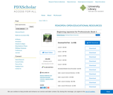 Beginning Japanese for Professionals: Book 1