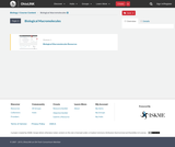 Biology I Course Content, Biological Macromolecules