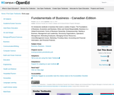 Fundamentals of Business: Canadian Edition