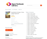 Quantitative Ecology: A New Unified Approach