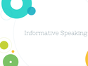 Informative Speaking Resources