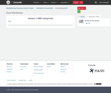 Manufacturing Processes Course Content, Fabrication Processes, Excel Workbooks