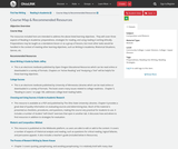 First Year Writing Course Content, Reading in Academia, Reading in Academia: Course Map & Recommended Resources