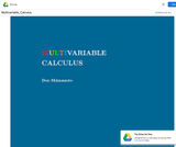 Multivariable Calculus Multivariable Calculus