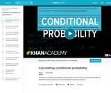Calculating conditional probability