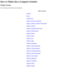 How to Think Like a Computer Scientist: Learning with Python