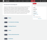 OpenStax Introduction to Sociology 2e