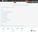 HIST 1151 American History to 1877 More Primary Source Readings