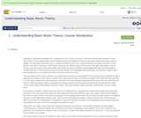 Understanding Basic Music Theory