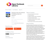 Calculus for the Life Sciences: A Modeling Approach Volume 2