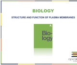 Biology I Course Content, Structure and Function of Plasma Membranes, Structure and Function of Plasma Membranes Resources