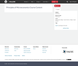 Principles of Microeconomics Course Content Principles of Microeconomics Course Content