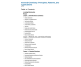 General Chemistry: Principles, Patterns, and Applications
